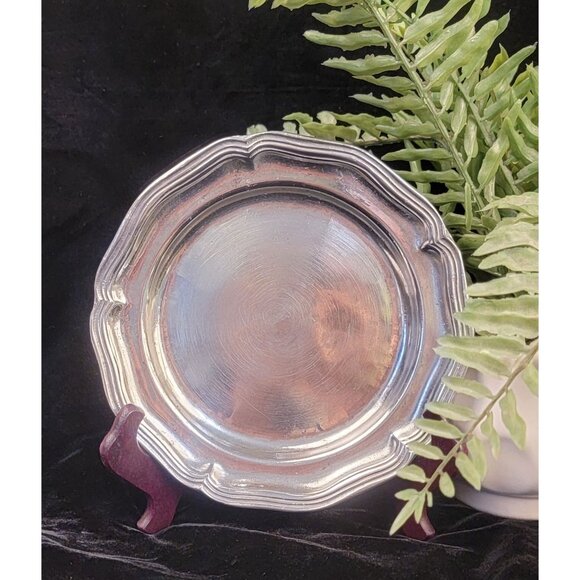 Antique 19th Century Continental Pewter Plate - Picture 2 of 12